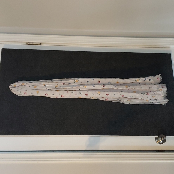 Coach Silk Modal Floral Scarf - Picture 2 of 5